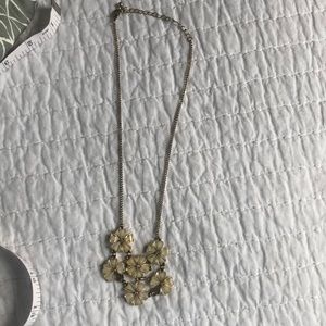 Floral statement necklace